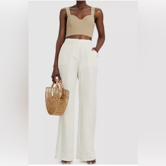 10 Crosby Derek Lam Pants - 10 Crosby Derek Lam. Wide Leg Linen Flare Pants. Size 8.